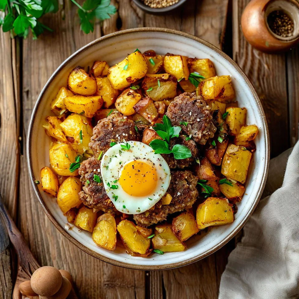 Зразы с яйцом и картошкой